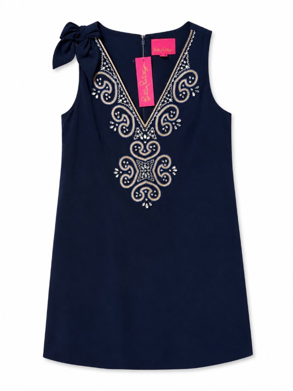 Lilly Pulitzer PENELOPE SHIFT DRESS True Navy